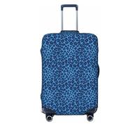 GUOLGP Housse de valise de voyage universelle avec imprimé léopard et double face, Noir , M