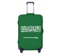 GUOLGP Housse de valise universelle avec drapeau de l'Arabie Saoudite - Housse élastique lavable double face, Noir , M