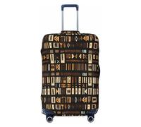 GUOLGP Housse de valise universelle en tissu éponge africaine imprimé tribal élastique lavable double face, Noir , L