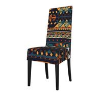 GUOLGP Housses de protection imperméables pour chaises de salle à manger Motif ethnique africain