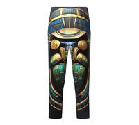 GUOLGP Pantalon de pyjama festif imprimé scarabée égyptien, vêtements doux pour la peau, réunions de famille, Noir , XS(5-6)