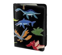 GUOLGP Porte-documents léger et sécurisé avec impression d'images de dinosaures de dessin animé unisexe