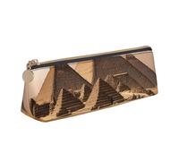 GUOLGP Pyramides d'Égypte Trousse à crayons élégante Grande capacité 21,6 x 5,6 x 6,1 cm Pochette triangulaire Essentiels quotidiens