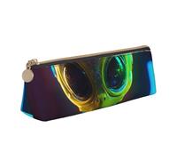GUOLGP Trousse à crayons élégante avec imprimé Alien Planet - Grande capacité - 21 x 5,6 x 6,1 cm - Pochette triangulaire - Essentiels quotidiens