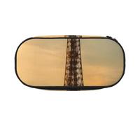 GUOLGP Trousse à fermeture éclair Motif Tour Eiffel Paris Automne Pour écolier Étudiants Fournitures de bureau