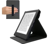 GUOP-Coque Pour Liseuse Électronique Compatible Avec Kobo Glo Hd/Touch 2.0 - Coque À Rabat Pour Liseuse En Tissu - - Gris Foncé