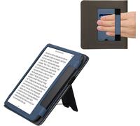 GUOP-Étui Compatible Avec Tolino Epos 3 Coque - Étui À Rabat Magnétique Tablette Ereader Similicuir - Bleu Foncé-Gris Foncé
