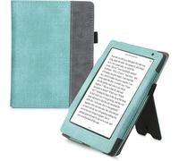 GUOP-Étui Pour Liseuse Électronique Kobo Aura H2O Edition 2 - Housse Rabat Liseuse En Suède