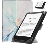 Guop-Étui Universel Pour 6.8"" 7"" Ereaders,Folio Stand Coque Housse Pour 6.8 Pouces 7 Pouces Kindle Paperwhite/Kobo/Voyaga/Lenovo/Sony Ereader-Marble Blue