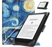 Guop-Étui Universel Pour 6.8"" 7"" Ereaders,Folio Stand Coque Housse Pour 6.8 Pouces 7 Pouces Kindle Paperwhite/Kobo/Voyaga/Lenovo/Sony Ereader-Starry Sky