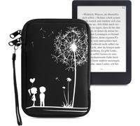 GUOP-Housse De Protection Pour Liseuse - Étui De Protection 17 X 12 X 2 Cm Pour E-Reader En Néoprène - Blanc-Noir