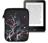 GUOP-Housse De Protection Pour Liseuse - Étui De Protection 17 X 12 X 2 Cm Pour E-Reader En Néoprène - Multicolore-Fuchsia-Noir