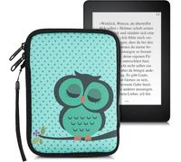 GUOP-Housse De Protection Pour Liseuse - Étui De Protection 17 X 12 X 2 Cm Pour E-Reader En Néoprène - Turquoise-Marron-Menthe Glaciale