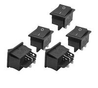 GUOQGXAY Commutateur 5 pièces 16A 250VAC 20A 125VAC 4Pin 2 Positions DPST dans Les commutateurs Rocer de Bateau