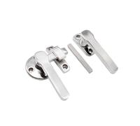 GUOQGXAY Poignée de Porte en Acier Inoxydable avec Double Ouverture, Boucle d'étanchéité intérieure et extérieure, Serrure de Porte de Four à Vapeur épaisse et Robuste, 1 pièce(Single Door Left)