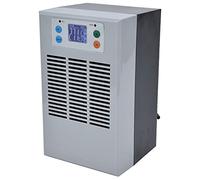 Guoshiy Refroidisseur d'eau D'aquarium, 20L 1-3L/min Refroidisseur d'eau électronique Silencieux Celsius Fahrenheit Refroidisseur D'aquarium Numérique avec Pompe et Tuyau pour L'élevage de(EU Plug)