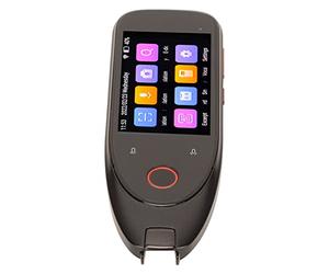 Guoshiy Stylo Traducteur Vocal, Dictionnaire Scanner Mobile, 112 Langues, OCR, Réduction de Bruit, Noir