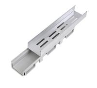 GUOXIAD Caniveau De Drainage en Résine Haute Résistance avec Grille, Tranchée De Drainage Assemblée De 50 Cm De Long, Mini-système De Drainage 10 X 6 Cm, Système De Drainage(Cobble)