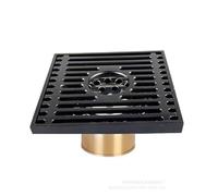 GUOXIAD Caniveau De Sol en Cuivre Épais, Grille D'évacuation for Salle De Bain Et Cuisine, Tranchée D'évacuation for Douche, Bouchons De Vidange Anti-odeurs for Toilettes Et Balcon(#4)