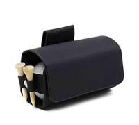 GUOXIAD Golf Ball Bag Hanger with Tees Organizer, Golf Accessory Bag(Black)