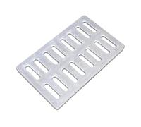 GUOXIAD Grille De Caniveau en Résine, Robuste Et À Drainage Rapide, 50 Cm De Long, for Garage, Parking, Usine, École Ou Route(Long Hole 35x50x4cm)