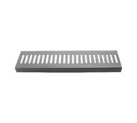 GUOXIAD Grille D'évacuation De Cuisine, Couvercle De Caniveau De Salle De Bain, Couvercle De Caniveau De Sol en Acier Inoxydable 304 Épais, Long Caniveau for Balcon Et Maison, Drainage Mineur(80CM)