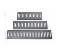 GUOXIAD Grille D'évacuation De Cuisine, Couvercle De Caniveau De Salle De Bain, Couvercle De Caniveau De Sol en Acier Inoxydable 304 Épais, Long Caniveau for Balcon Et Maison, Drainage Mineur(70CM)