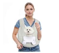 GUOXIAD Sacs Bandoulière for Animaux De Compagnie, Sac À Bandoulière for Petits Chats Et Chiens, Sac De Transport for Animaux De Compagnie, Sac De Poitrine Mains Libres for Chiens/Chats/Lapins(Grey)