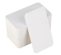 GUOYIHUA Lot de 200 cartes vierges en papier 200 g/m², cartes de visite et de jeu, vierges, à personnaliser, cartes de vœux, cartes de mots, étiquettes DIY, 9 x 5,2 cm, blanches