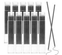 GUOYIHUA Lot de 60 mines de rechange pour menuisier, 2,8 mm, marqueurs solides à trous profonds, mines pour crayon de charpentier pour tracer, dessin d'architecte