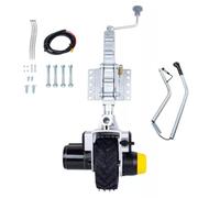guoyjmm Chariot de Remorque électrique Réglable, Cric Pivotant Robuste pour Remorque de Bateau, Cric Motorisé 550 W, Charge Maximale 2 722 Kg, Vitesse de 5 à 7 M/Min