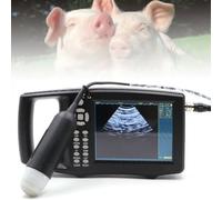 guoyjmm Échographe Vétérinaire, échographe Manuel, avec Sonde 3,5 MHz, échographe B pour Animaux de Ferme, Porcs, Chèvres et Gestation