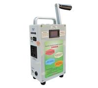 guoyjmm Générateur de Manivelle 150W, Générateur de Manivelle de Camping pour Téléphone Portable, Centrale électrique Portable avec Prises 220V DC12V USB Alimentation de Secours,220V