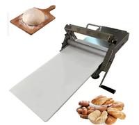 guoyjmm Laminoir Manuel, Machine à Rouler La Pâte Pliable en Acier Inoxydable avec Planche à Laminer, épaisseur Réglable, Nettoyage Facile, pour La Fabrication de Pâte Feuilletée,400