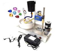 guoyjmm Machine de Polissage et de Meulage pour Jade 120 W, Machine à Facettes pour Pierres Précieuses DC 24 V, Polisseuse d'angle pour Pierres 2800 TR/Min, Meuleuse Plate de Coupe