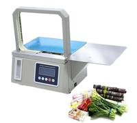 guoyjmm Machine d'emballage de Légumes pour Petits Supermarchés, Machine de Cerclage Industrielle de Table, Utilise Une Bande de Cerclage de 12 mm de Large, Cerclage Rapide en 1.5 Seconde