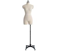 guoyjmm Mannequin de Couture à épingler, Corps de Mannequin D'affichage Réglable en Hauteur avec Support en Métal, Mannequin Rétro pour Couture, Vêtements, Bijouterie, Marché,Model-86