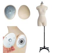 guoyjmm Mannequin de Couture pour Femme, Buste de Couture pour Femme, Mannequin de Couture sur Mesure avec Support en Métal, Hauteur Réglable,Model-86