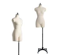 guoyjmm Mannequin de Couture pour Femme, Buste de Mannequin de Couture Entièrement épinglable, pour Présentation de Vêtements, Robes et Bijoux,Model-88