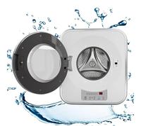 guoyjmm Mini Machines à Laver, Mini Machine à Laver et essoreuse entièrement automatiques de 3 kg, Lave-Linge Frontal, Lavage Autoportant Facile à Utiliser Peu Encombrant