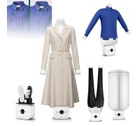 guoyjmm Repassage de Chemises, Machine à Repasser Automatique Tactile Améliorée, Machine à Repasser Gonflable pour Chemises, Fer et Séchoir pour Mannequins, 1400 W, Temps et Température Réglables C