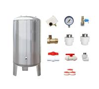 guoyjmm Réservoir de Pression de puits, réservoirs de Pression d'eau en Acier Inoxydable de 60 100 160 200 250 300 L, Réservoirs de Stockage d'eau avec kit de Montage, 220 V,60L/15.8Gal-40x60cm