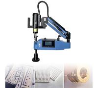 guoyjmm Taraudeuse électrique M3-M16, Bras de taraudage électrique avec Bras Flexible de 1 000 mm, 312 TR/Min, 8 Pinces de Serrage Standard ANSI incluses, pour la Fabrication de Machines et de moules