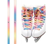 Guoyoocc 1 Paire de Lacets De Patins De Hockey sur Glace,Lacets De Patins à Glace Anti-Fracture,Lacets De Chaussures De Patinage Artistique,Corde De Lacets AntidéRapants,240 cm / 260 cm,15 Couleurs