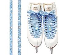Guoyoocc 1 Paire de Lacets De Patins De Hockey sur Glace,Lacets De Patins à Glace Anti-Fracture,Lacets De Chaussures De Patinage Artistique,Corde De Lacets AntidéRapants,240 cm / 260 cm,15 Couleurs