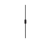 Guoyoocc Applique Murale LED à Tube linéaire Minimaliste Moderne,Applique Murale à Longue Bande,Applique Murale Suspendue au Mur pour Chambre à Coucher,Salon,Couloir,escaliers,Noir/Or,4 Tailles