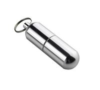 Guoyoocc Capsule temporelle,avec Porte-clés,Porte-clés Portable en Aluminium étanche pour Une Utilisation Quotidienne et Un Voyage en Camping en Plein air