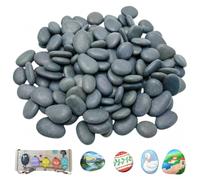 GUOYOU 40 Pièces 1-3cm Galets a Peindre, Creative Pebble Cailloux Decoratif