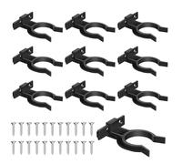 GUOYOU Clip Plinthe Cuisine, 10 Pièces Fixation Plinthe Cuisine, avec 22 Vis, Durable Clips Plinthes Cuisine, pour Pied Meuble Cuisine de 32 à 36 mm, pour la Cuisine ou la Salle de Bain