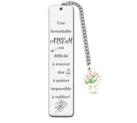 GUOYU Marque-page Cadeau pour Maîtresse, Professeur, Atsem - Idée Appréciation Fin d'Année Scolaire, Graduation, Pâques - École Maternelle et Primaire (3)